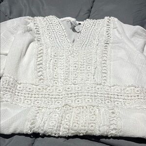 White Lace Blouse